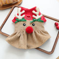 Christmas Elk Shape Dog Cat Dress Harness